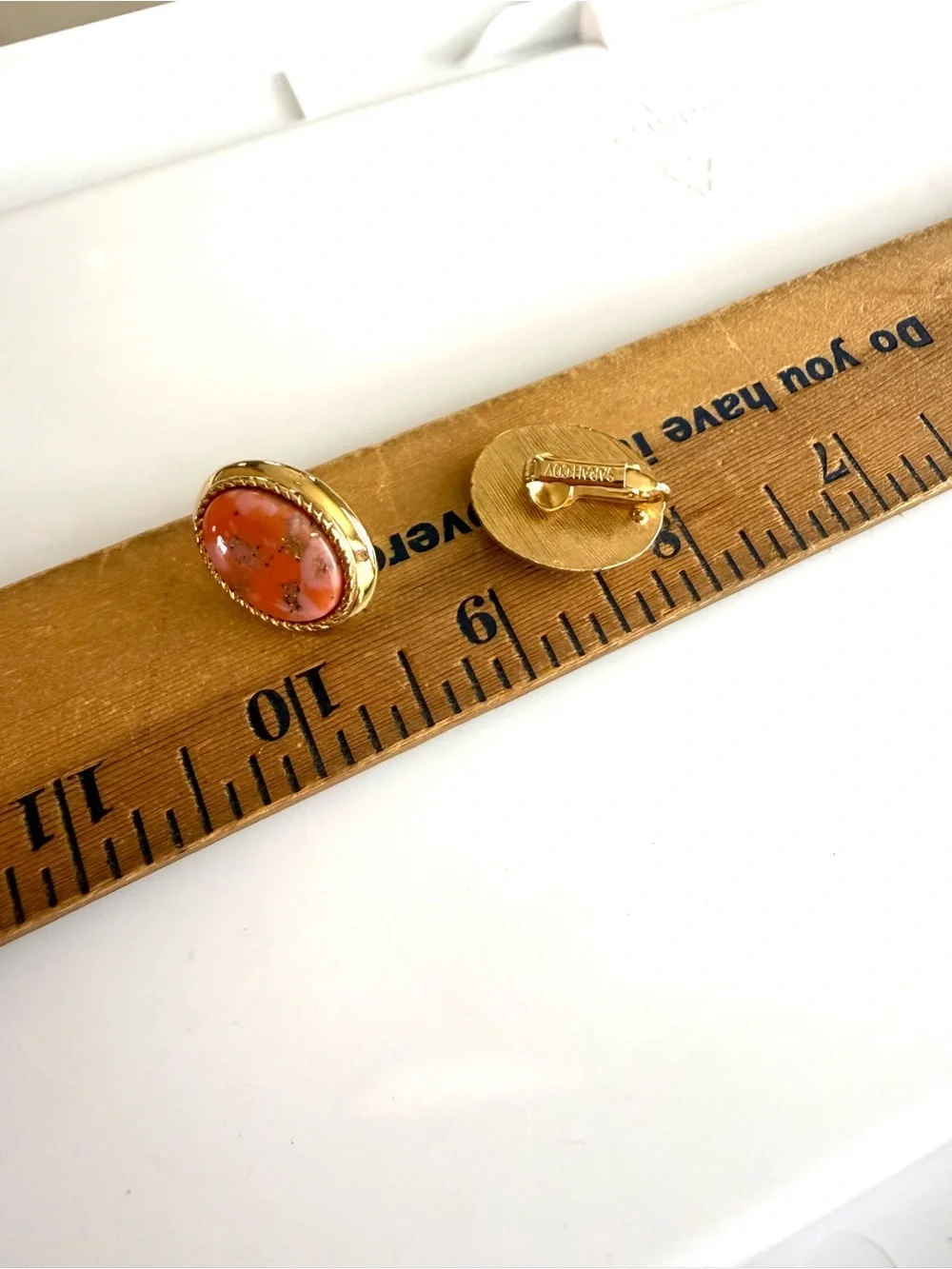 Vintage Sarah Conv CliP On Earrings